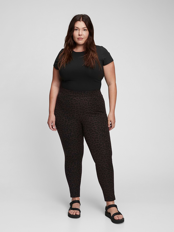 Image 2 of 2, High Rise Bi-Stretch Print Leggings