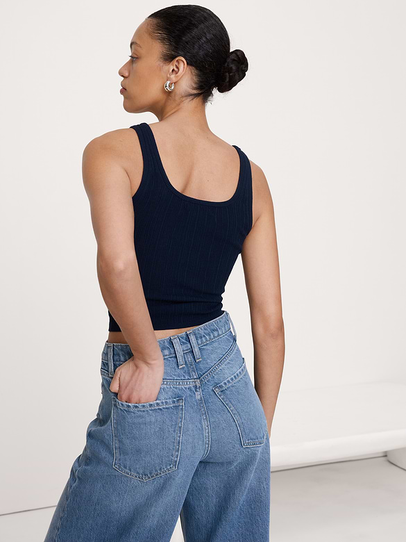 Crinkle Knit Tank