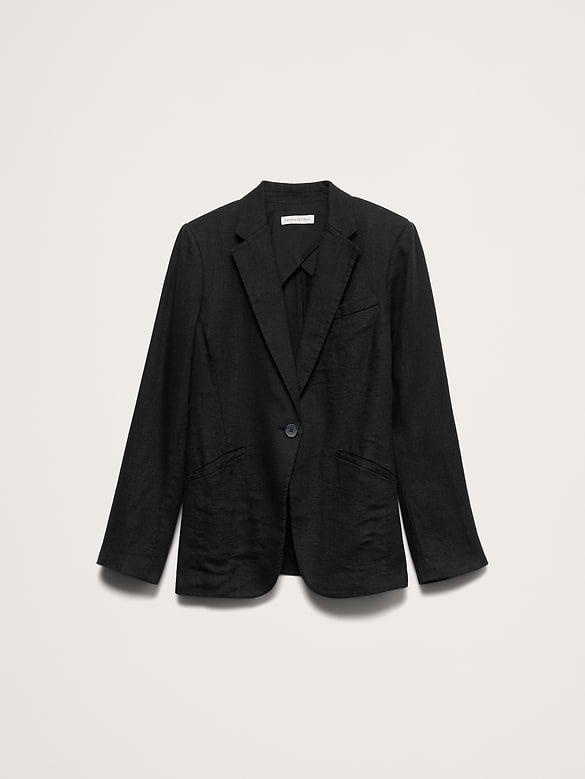 Slim Linen Blazer