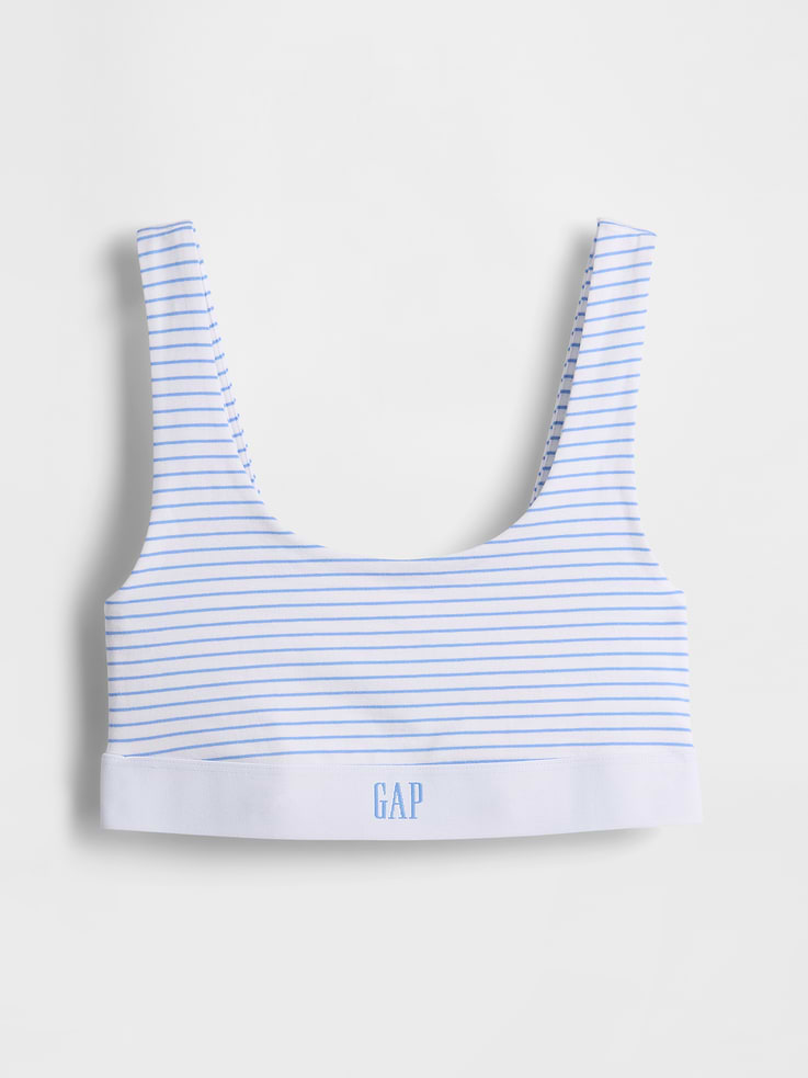 Image number 5 showing, Organic Stretch Cotton Gap Logo Bralette