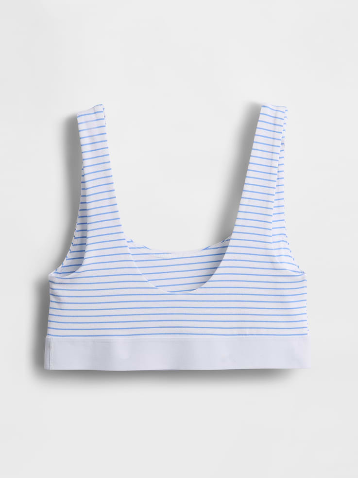 Image number 6 showing, Organic Stretch Cotton Gap Logo Bralette