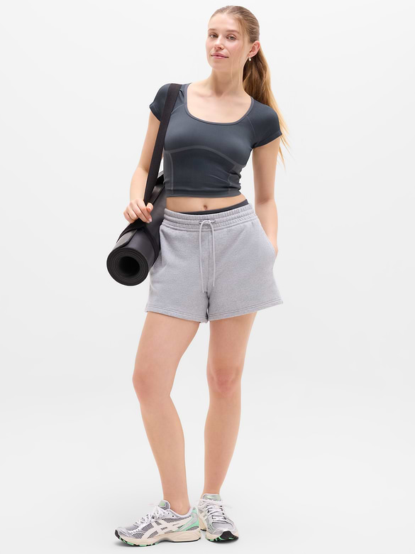 Recharge Seamless Open Back Tee