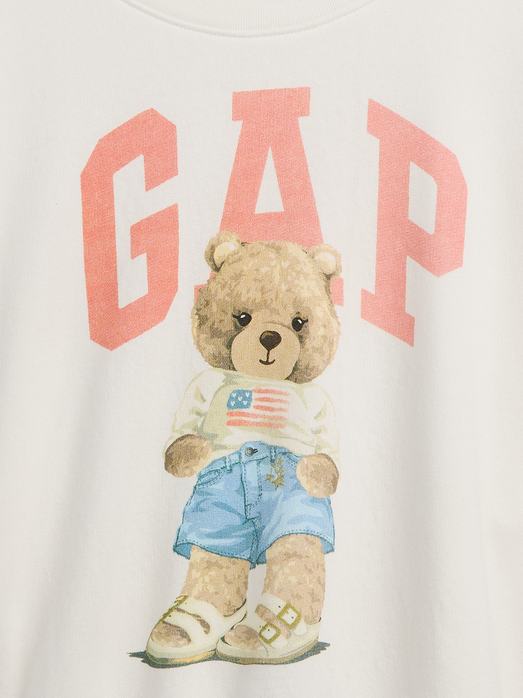 Image number 3 showing, Kids Oversized Wedge French Terry Sweatshirt