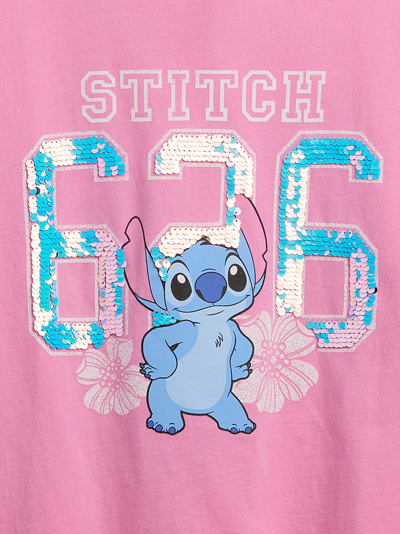 GapKids × Disney Lilo and Stitch Oversized Graphic T-Shirt
