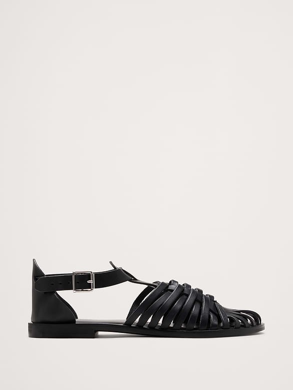 Braided Italian Leather Fisherman Sandal