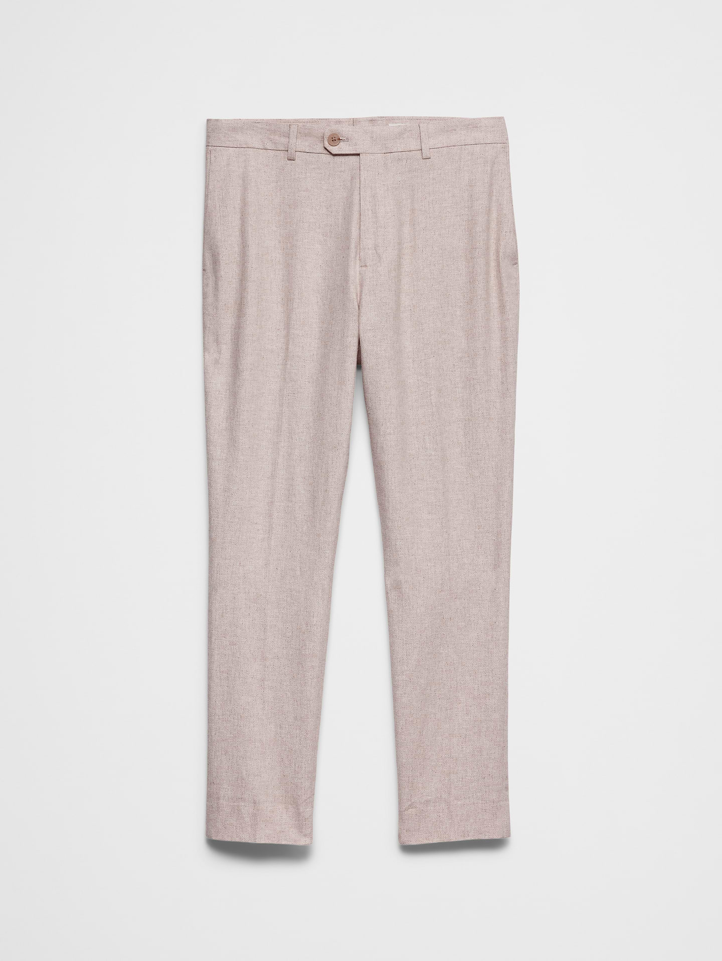 Image number 4 showing, Linen-Blend Herringbone Suit Trouser