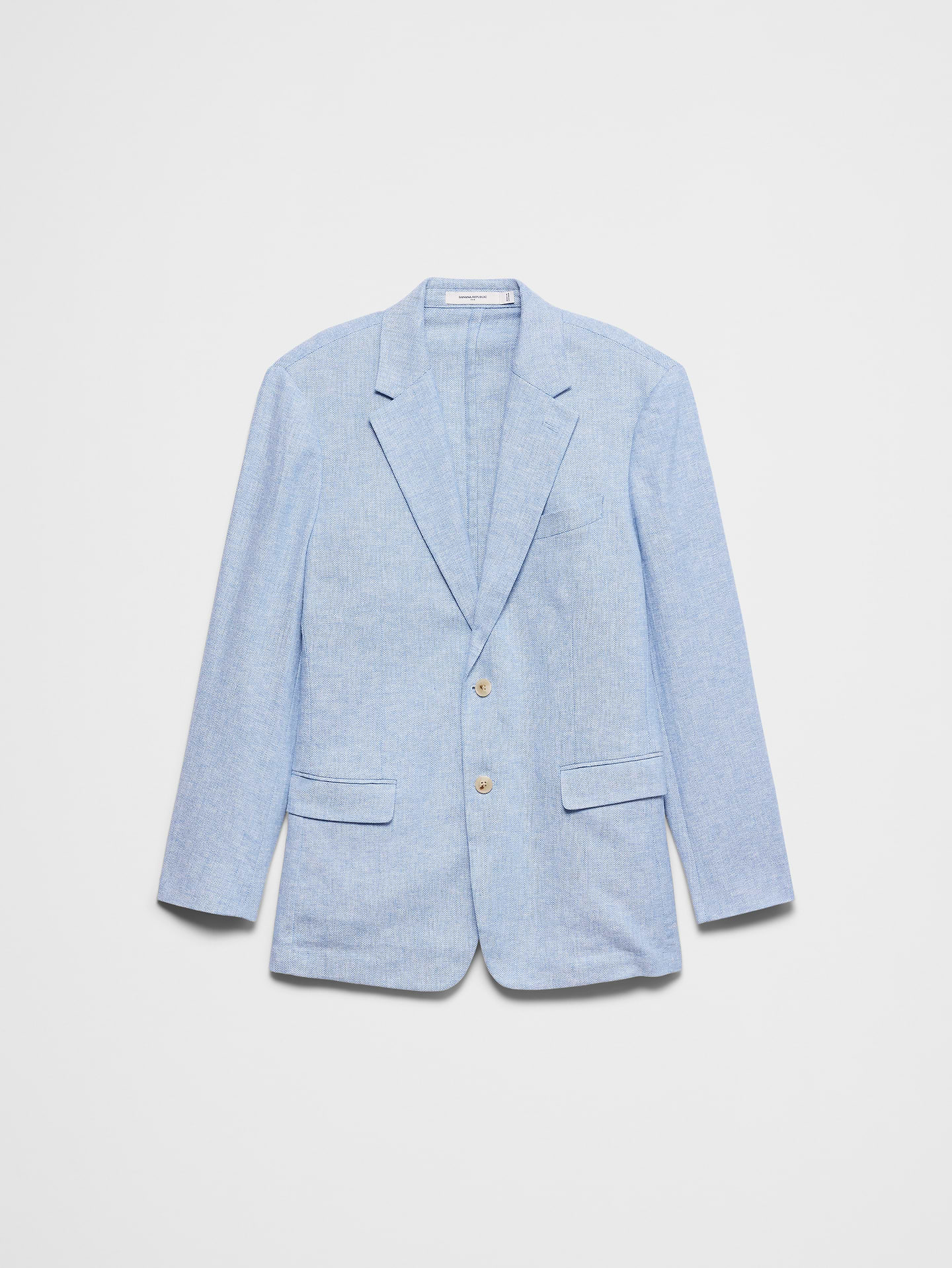 Image number 7 showing, Linen-Blend Herringbone Suit Jacket