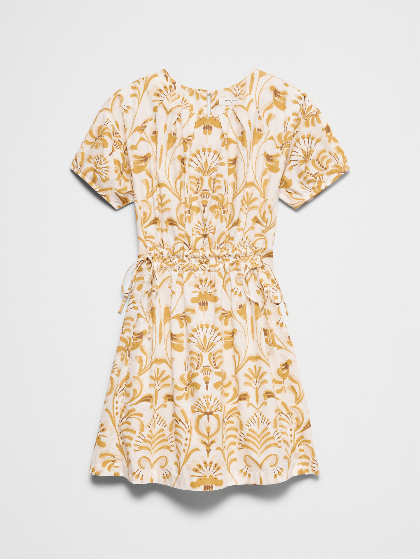 Image number 4 showing, Poplin Pleated Mini Dress