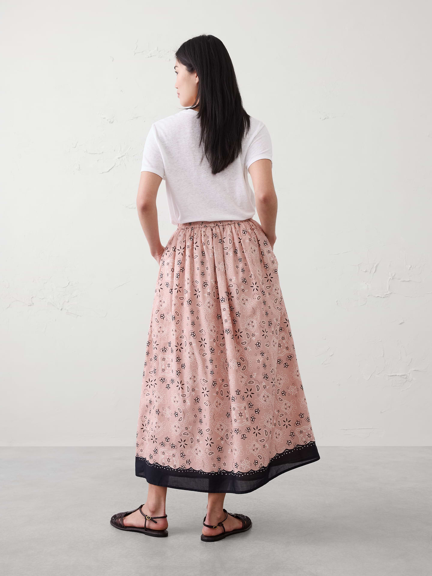 Image number 5 showing, Eyelet Midi Skirt