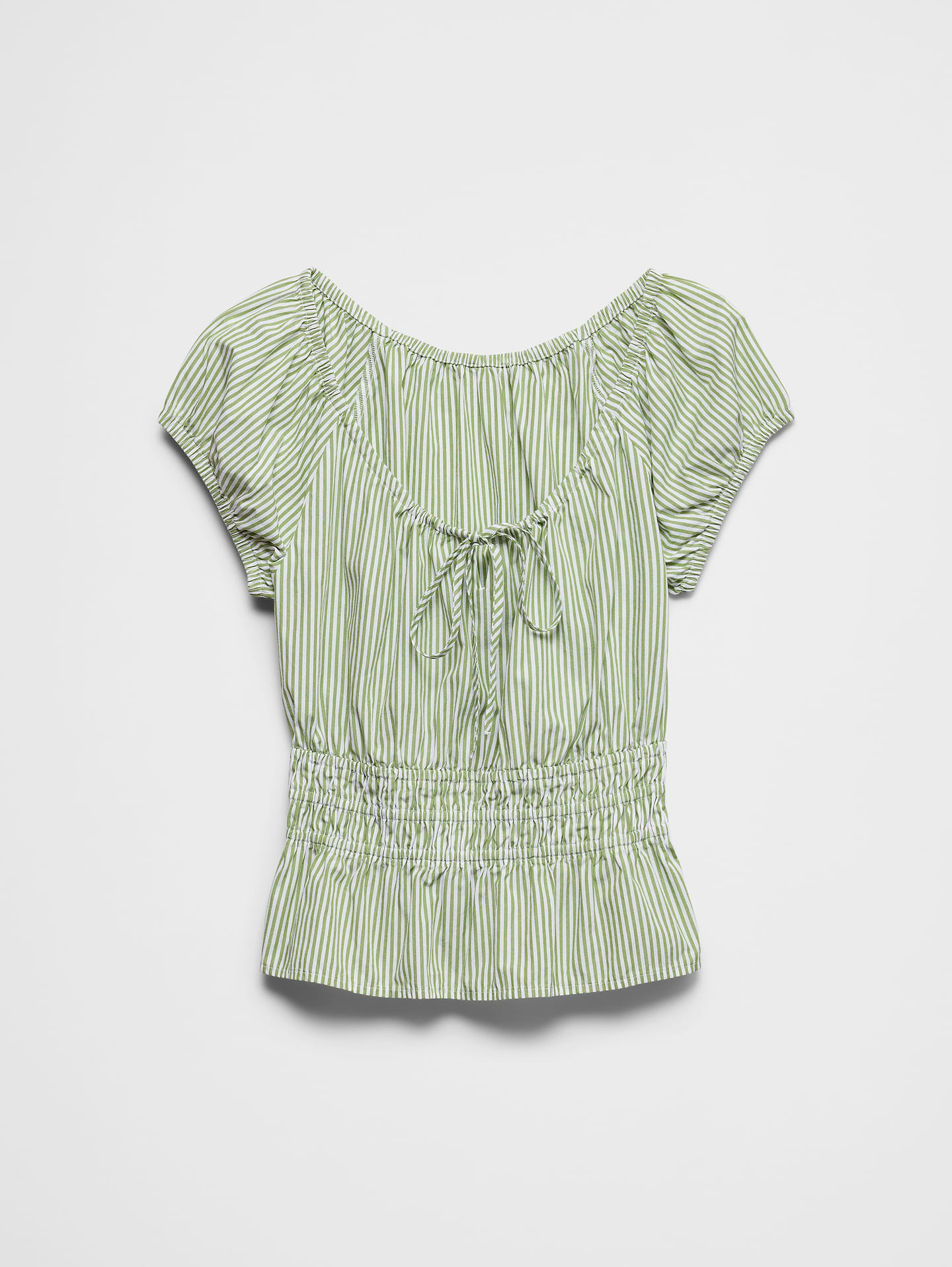 Image number 4 showing, Elastic Scoop-Neck Top