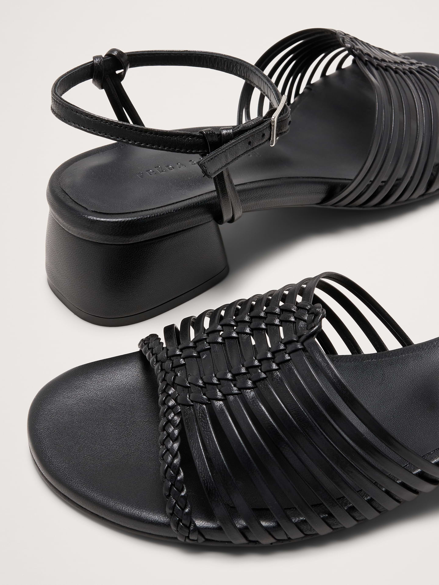Image number 6 showing, Judy Leather Block-Heel Sandal by Freda Salvador