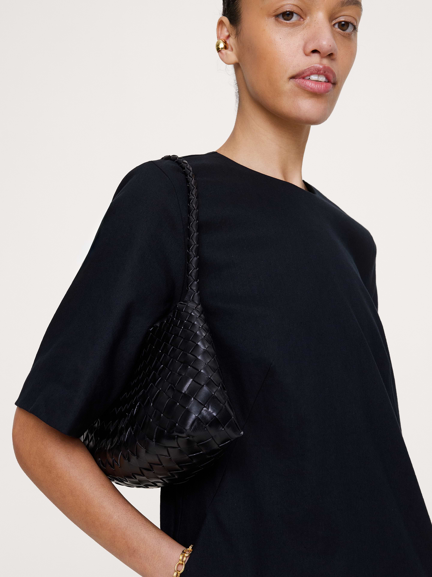 Image number 6 showing, Linen-Viscose Shift Dress