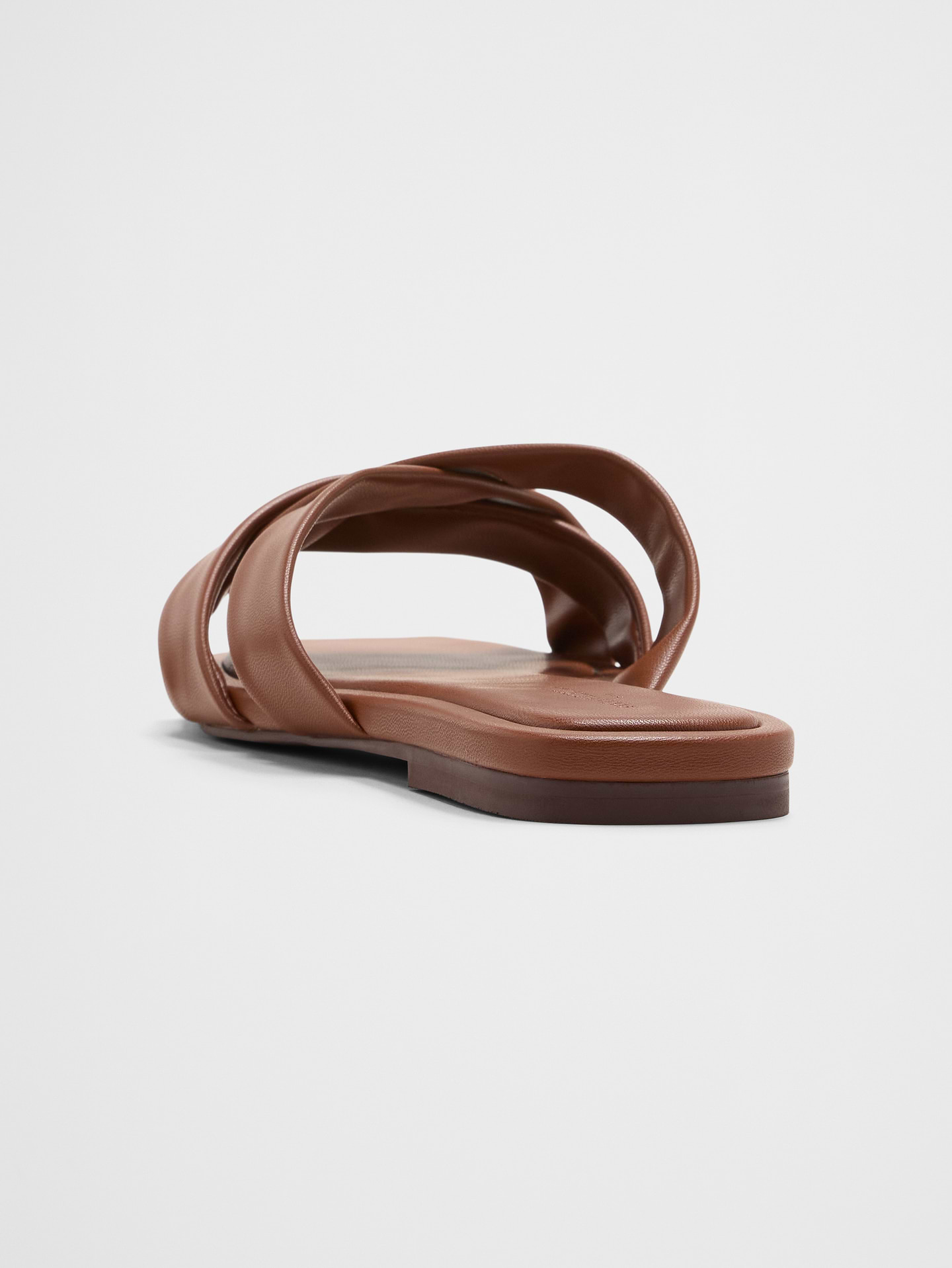 Image number 3 showing, Vegan Leather Crossover Sandal