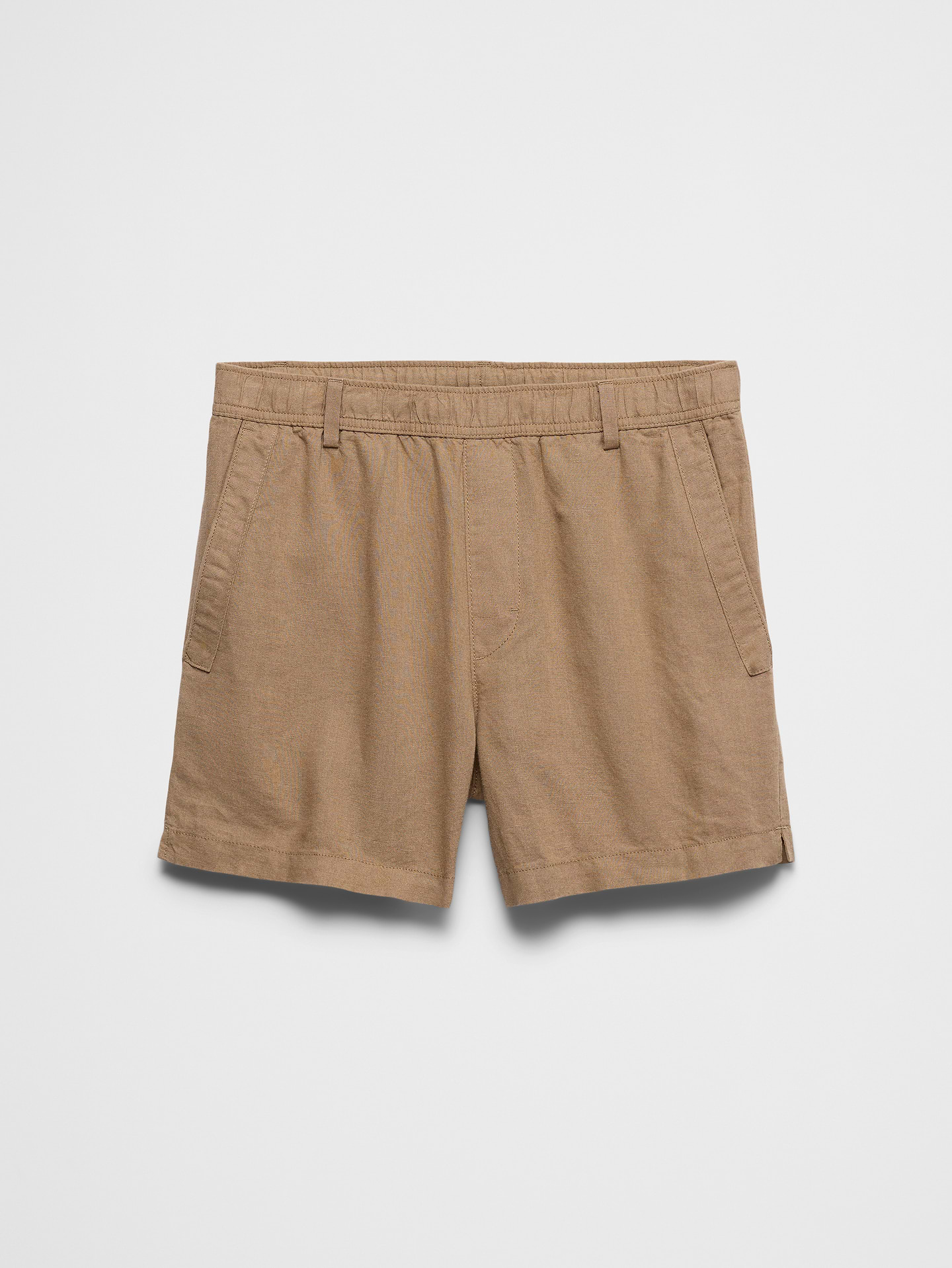 Image number 4 showing, Slim-Fit 5" Linen-Blend Short