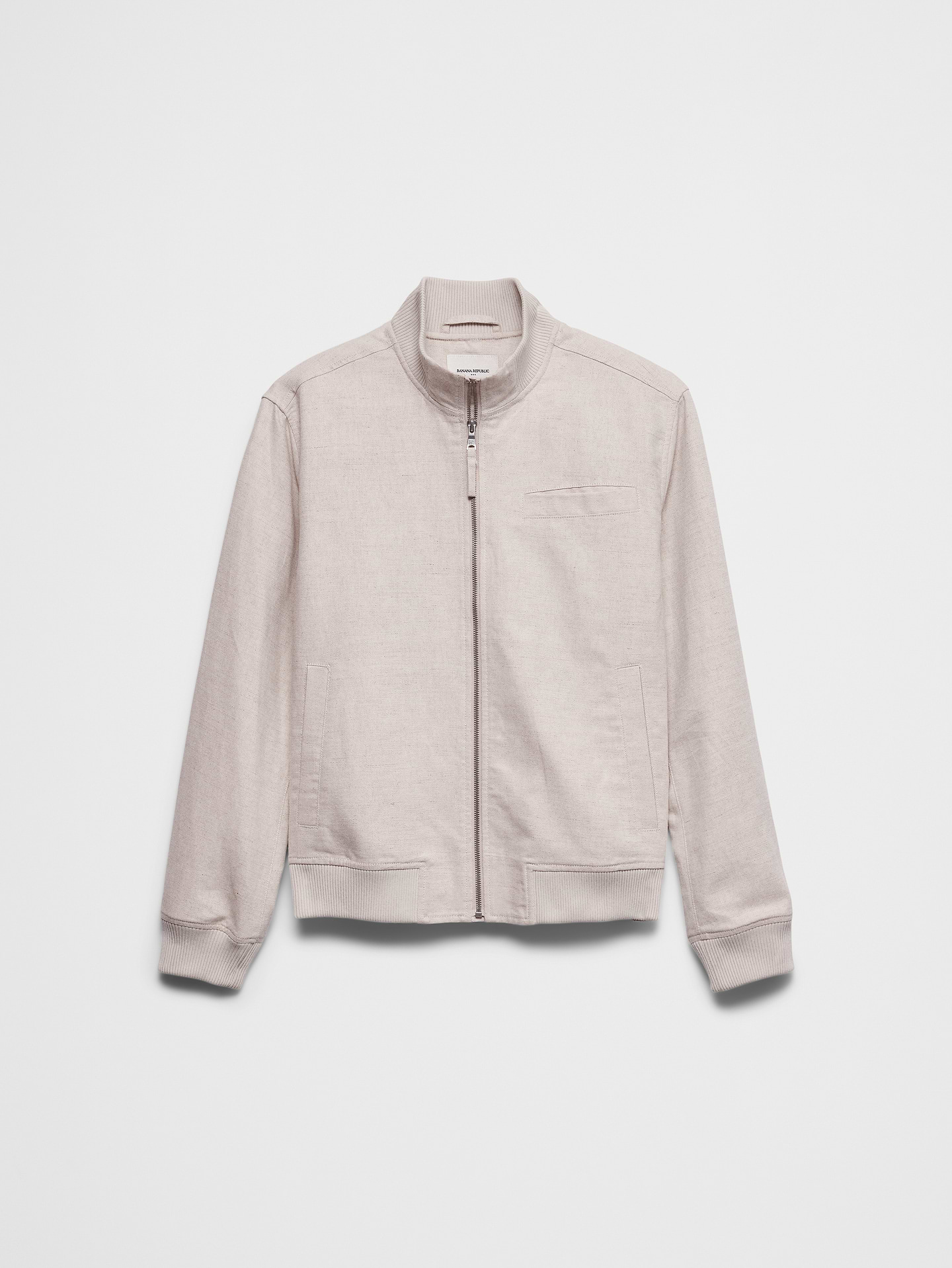 Image number 4 showing, Cotton-Linen Bomber