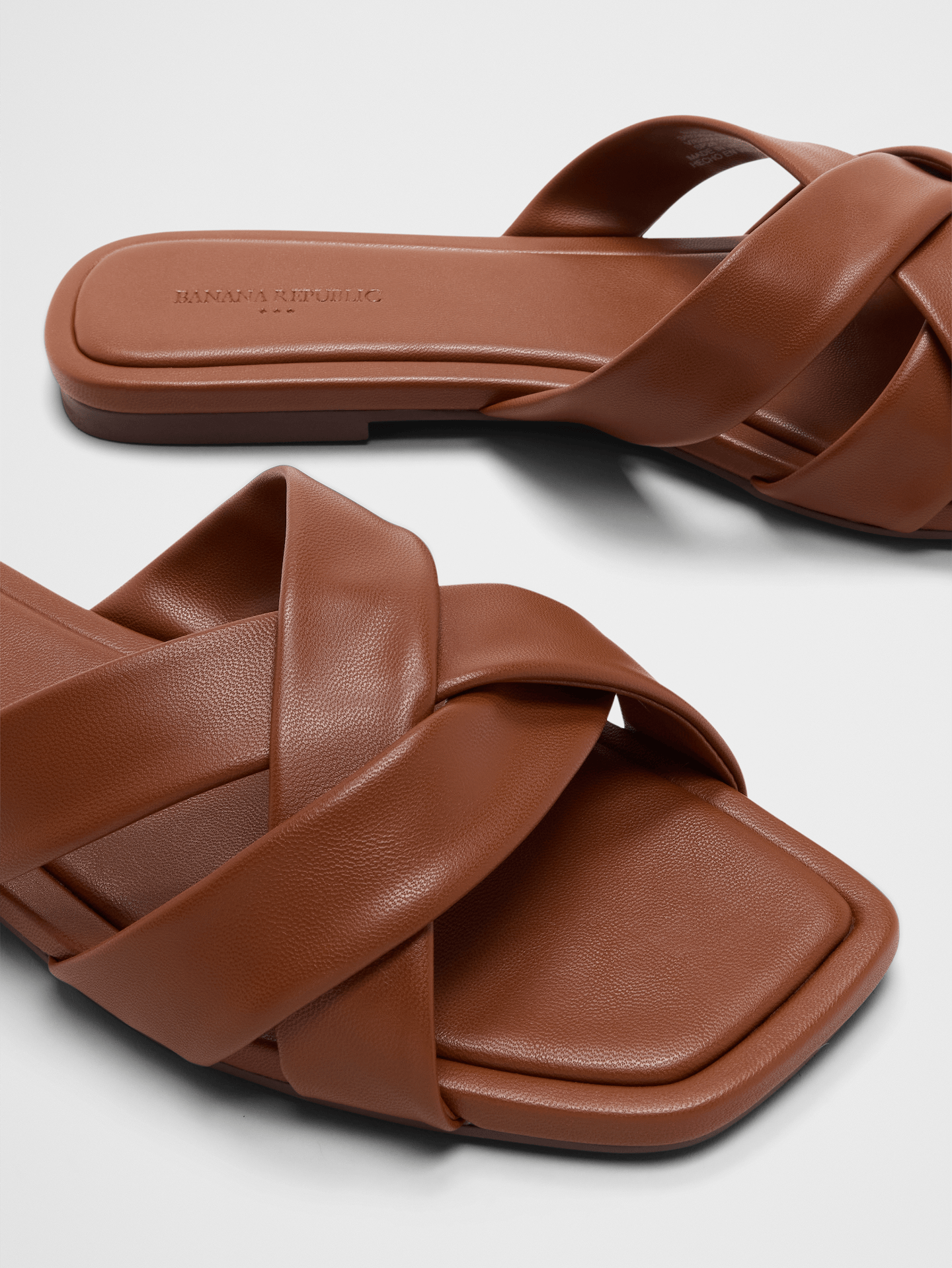 Image number 5 showing, Vegan Leather Crossover Sandal