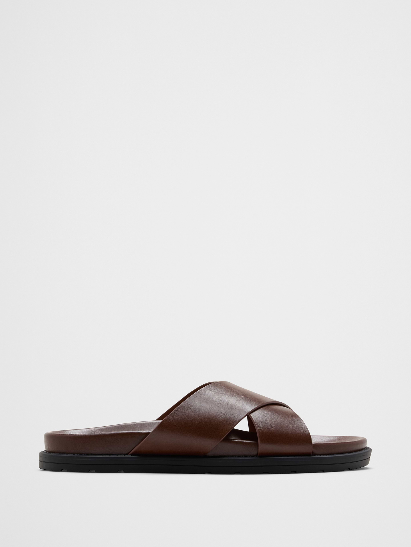 Image 1 of 5, Comfy and cushy slip-on sandals., Wide, cross‑strap upper., Soft, contoured footbed for all‑day comfort., Product #865005
