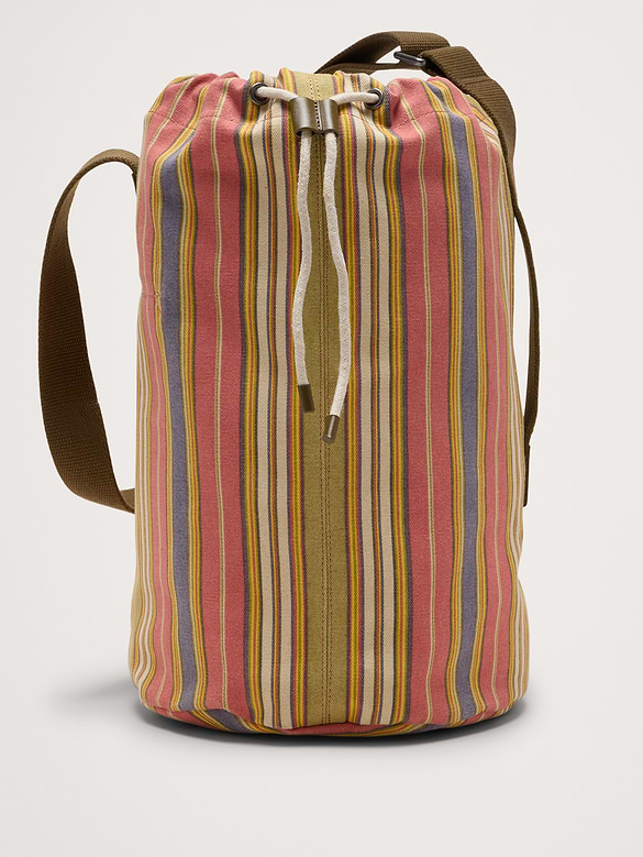 Cotton Canvas Crossbody Bag