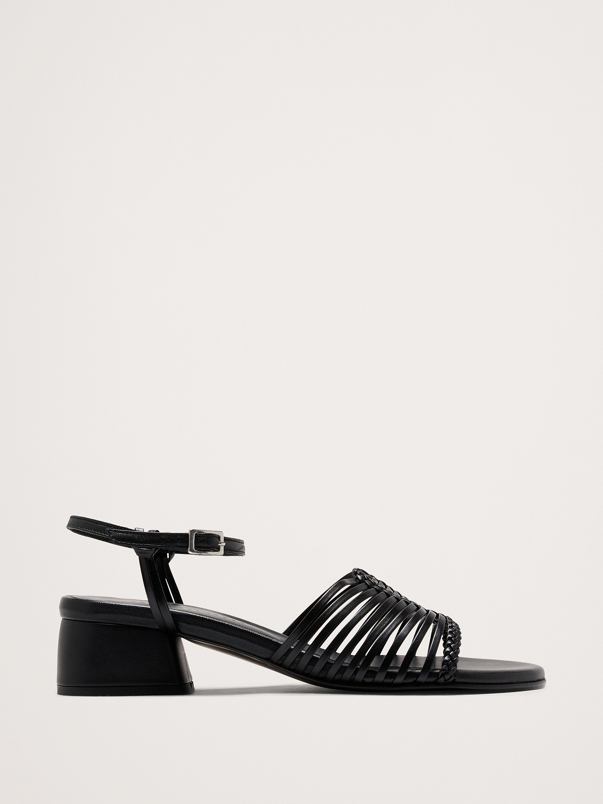 Judy Leather Block-Heel Sandal by Freda Salvador | Banana Republic