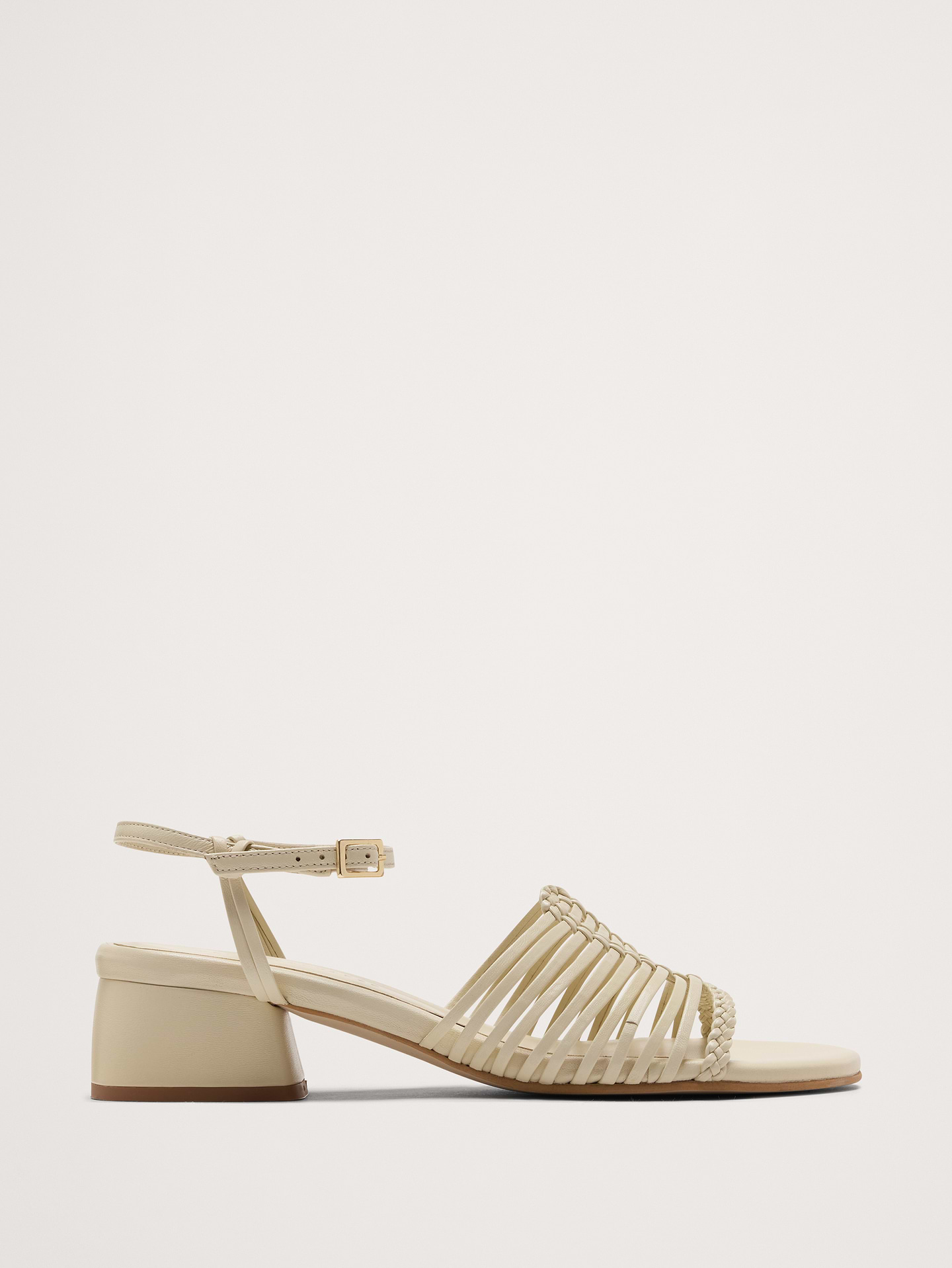 Image number 1 showing, Judy Leather Block-Heel Sandal by Freda Salvador