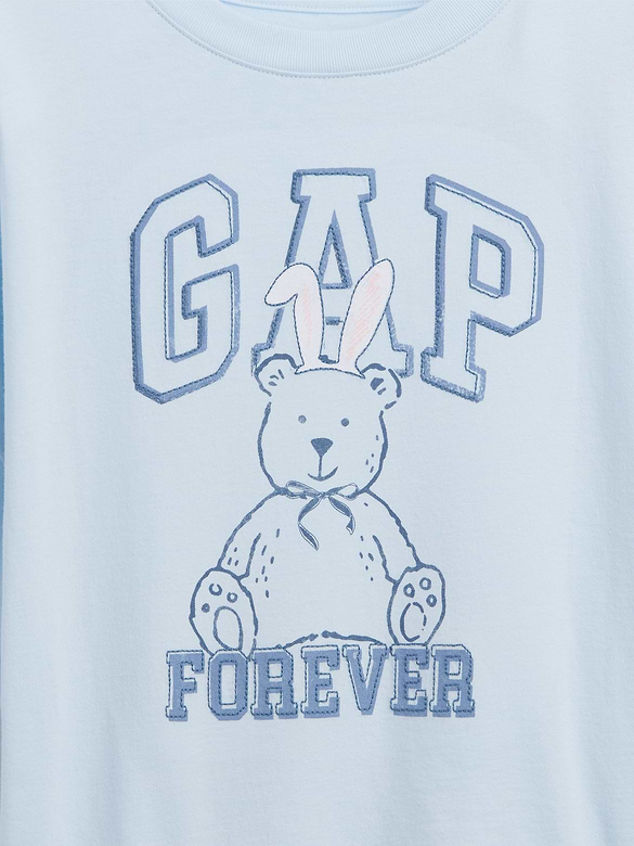 Kids Oversized Graphic Logo T-Shirt