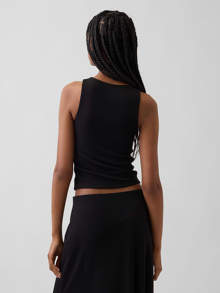 Image number 3 showing, Jersey Crop Tank Top