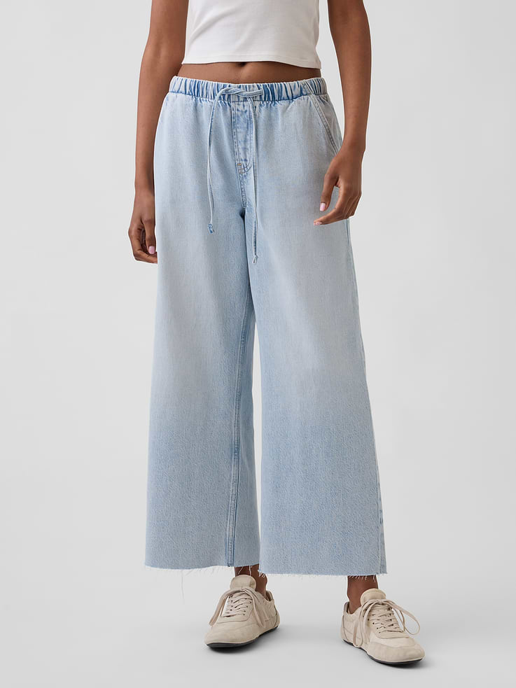 Image number 2 showing, Low Rise Easy '90s Loose Crop Jeans