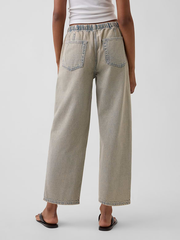 Low Rise '90s Loose Easy Crop Jeans