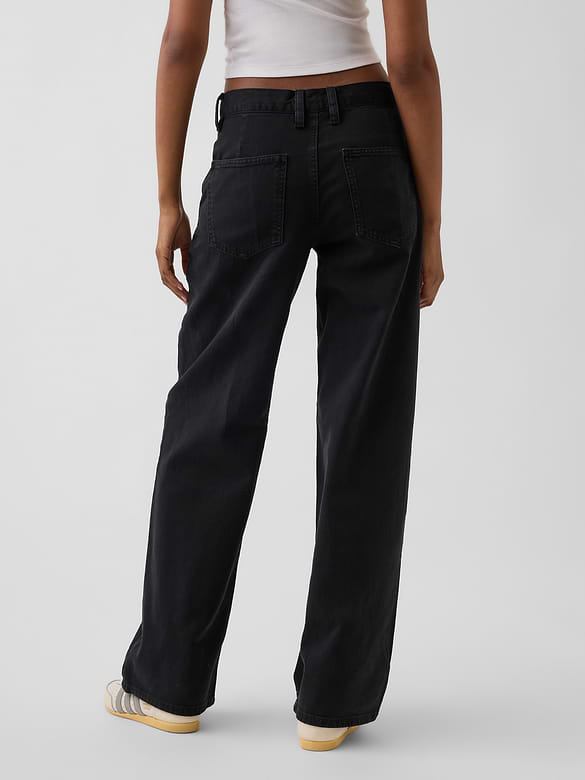 Low Rise '90s Loose Khakis