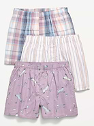 Image number 1 showing, 3-Pack Soft-Washed Boxer Shorts -- 3.5-inch inseam