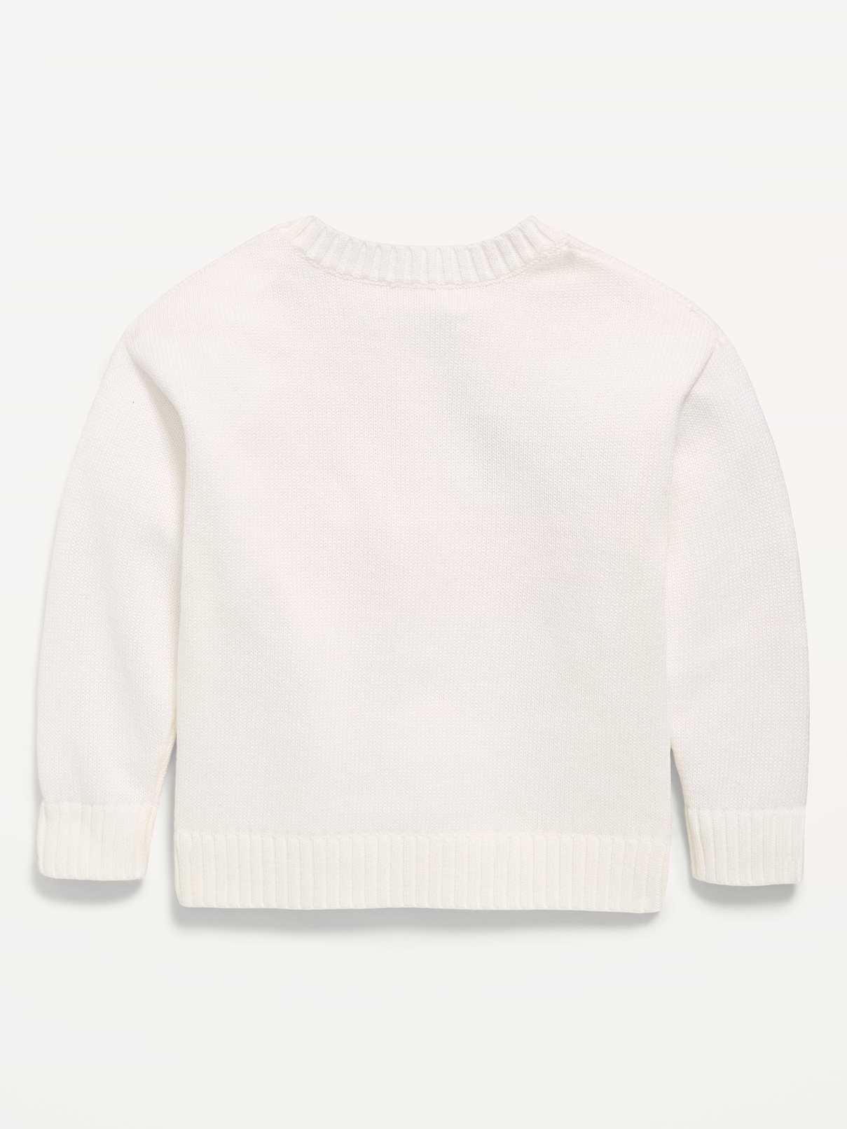 Image number 3 showing, Long-Sleeve Graphic Pullover Sweater for Toddler Girls