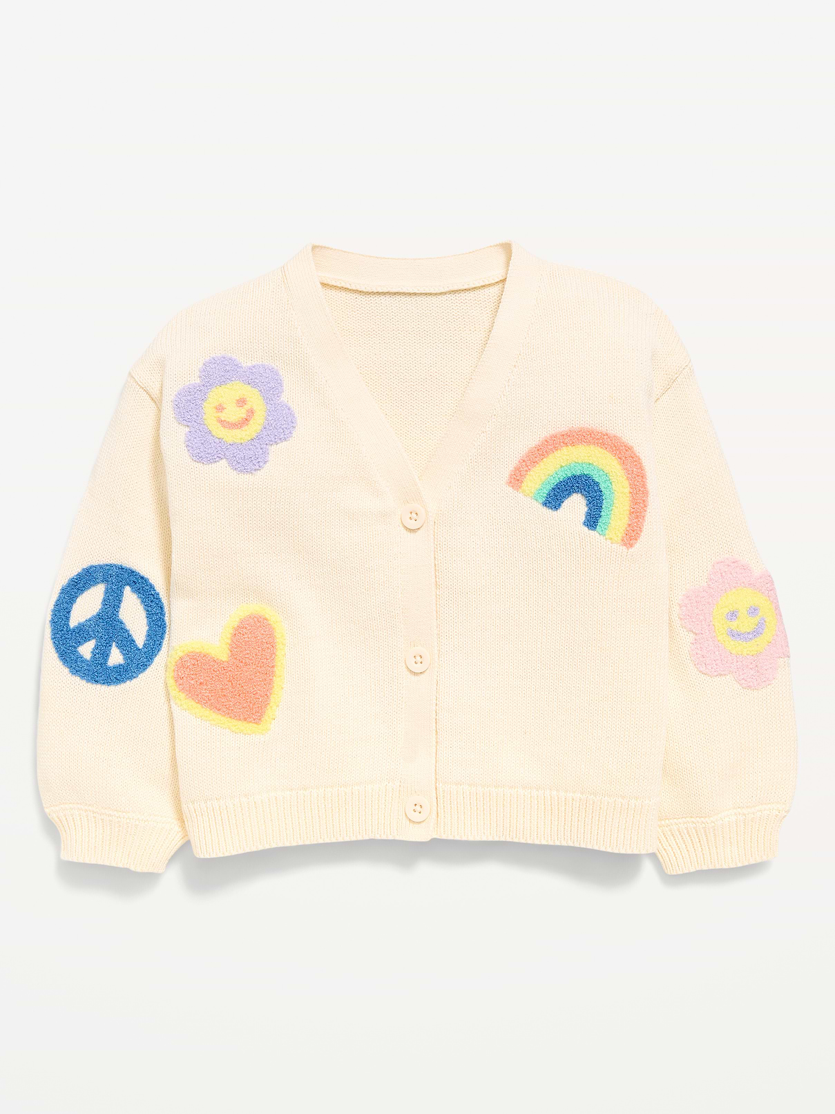 Image number 2 showing, Birthday Cardigan Sweater for Toddler Girls
