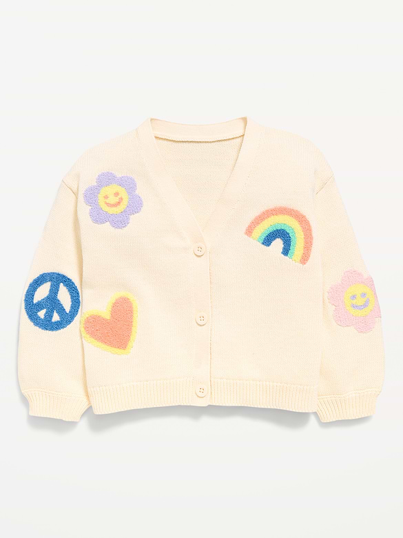 Birthday Cardigan Sweater for Toddler Girls