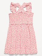 Image number 3 showing, Printed Sleeveless Smocked Dress for Toddler Girls