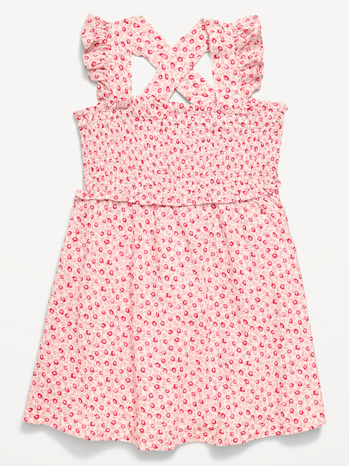 Image number 2 showing, Printed Sleeveless Smocked Dress for Toddler Girls