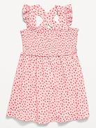 Image number 2 showing, Printed Sleeveless Smocked Dress for Toddler Girls