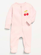 Image number 1 showing, 2-Way-Zip Sleep & Play Footed One-Piece for Baby