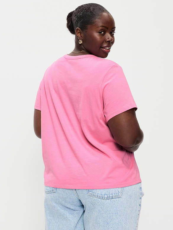 T-shirt passe-partout ras du cou à imprimé