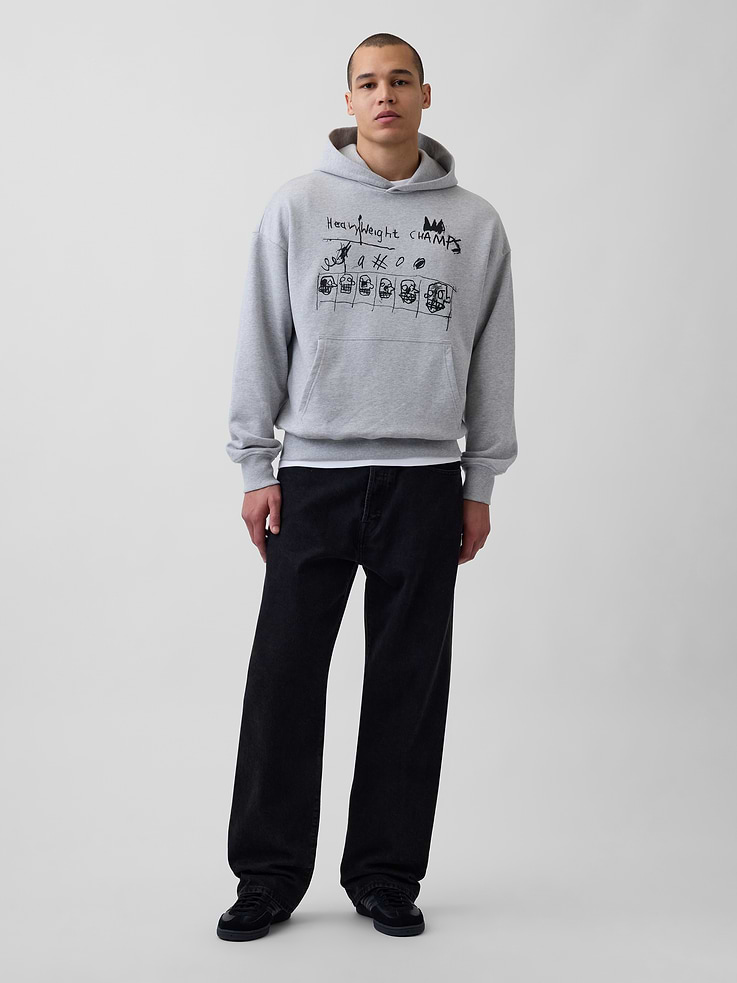 Image number 2 showing, Jean-Michel Basquiat Heavyweight Hoodie