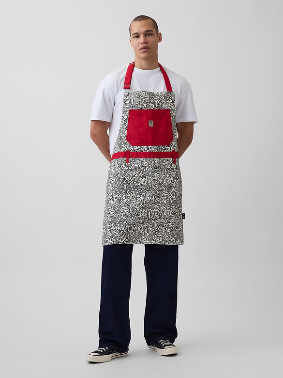 Keith Haring Canvas Apron