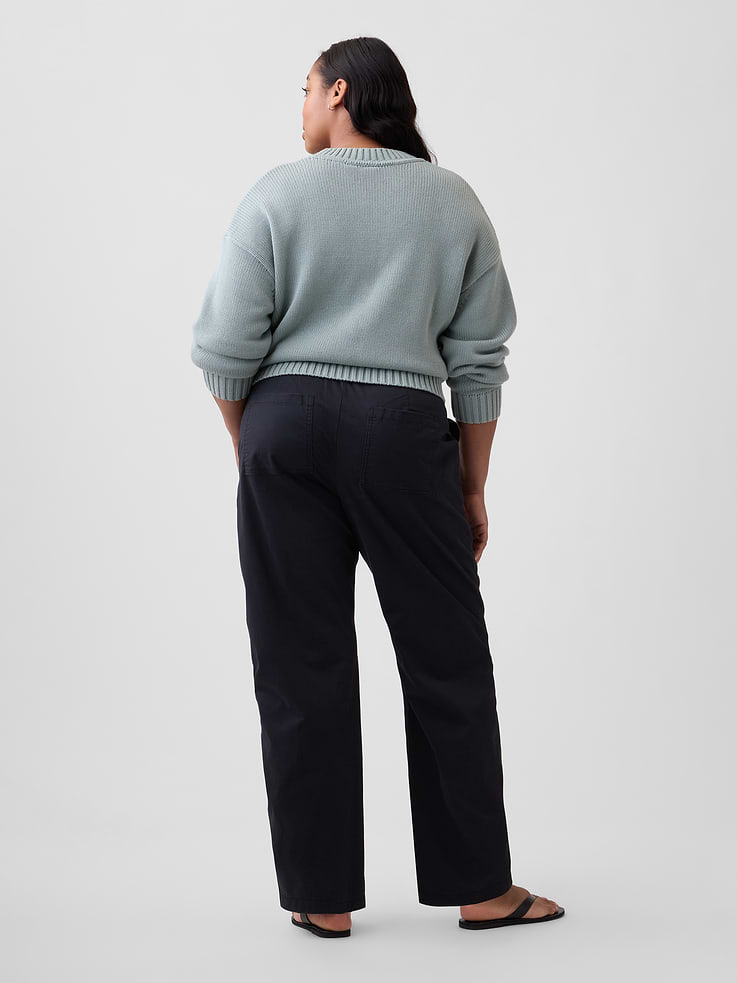 Image number 6 showing, Mid Rise Easy Barrel Khakis