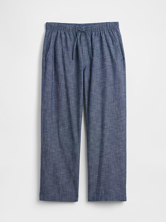 Mid Rise Easy Twill Pants