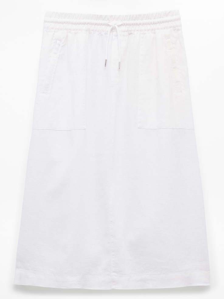 Image number 6 showing, Retreat Linen Midi Skirt