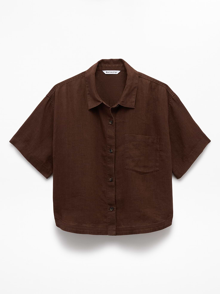 Image number 7 showing, Retreat Linen Short Sleeve Shirt