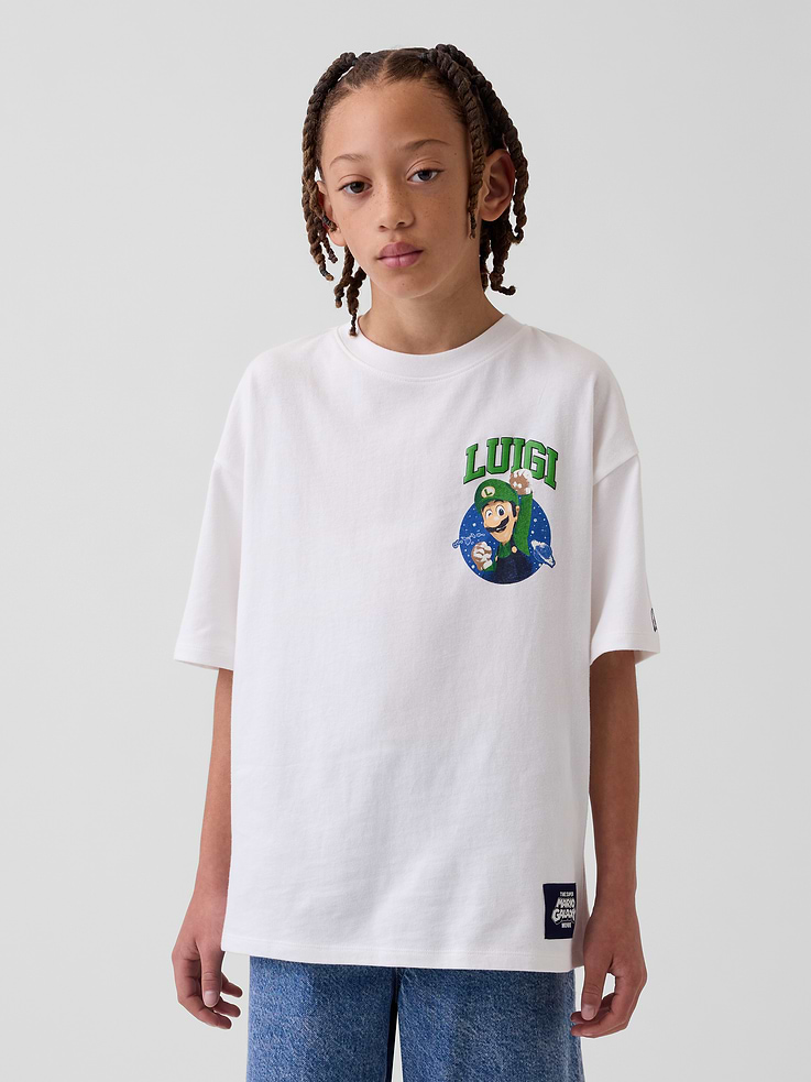 Image number 1 showing, Kids Super Mario Relaxed Graphic T-Shirt