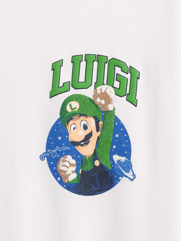 Kids Super Mario Relaxed Graphic T-Shirt