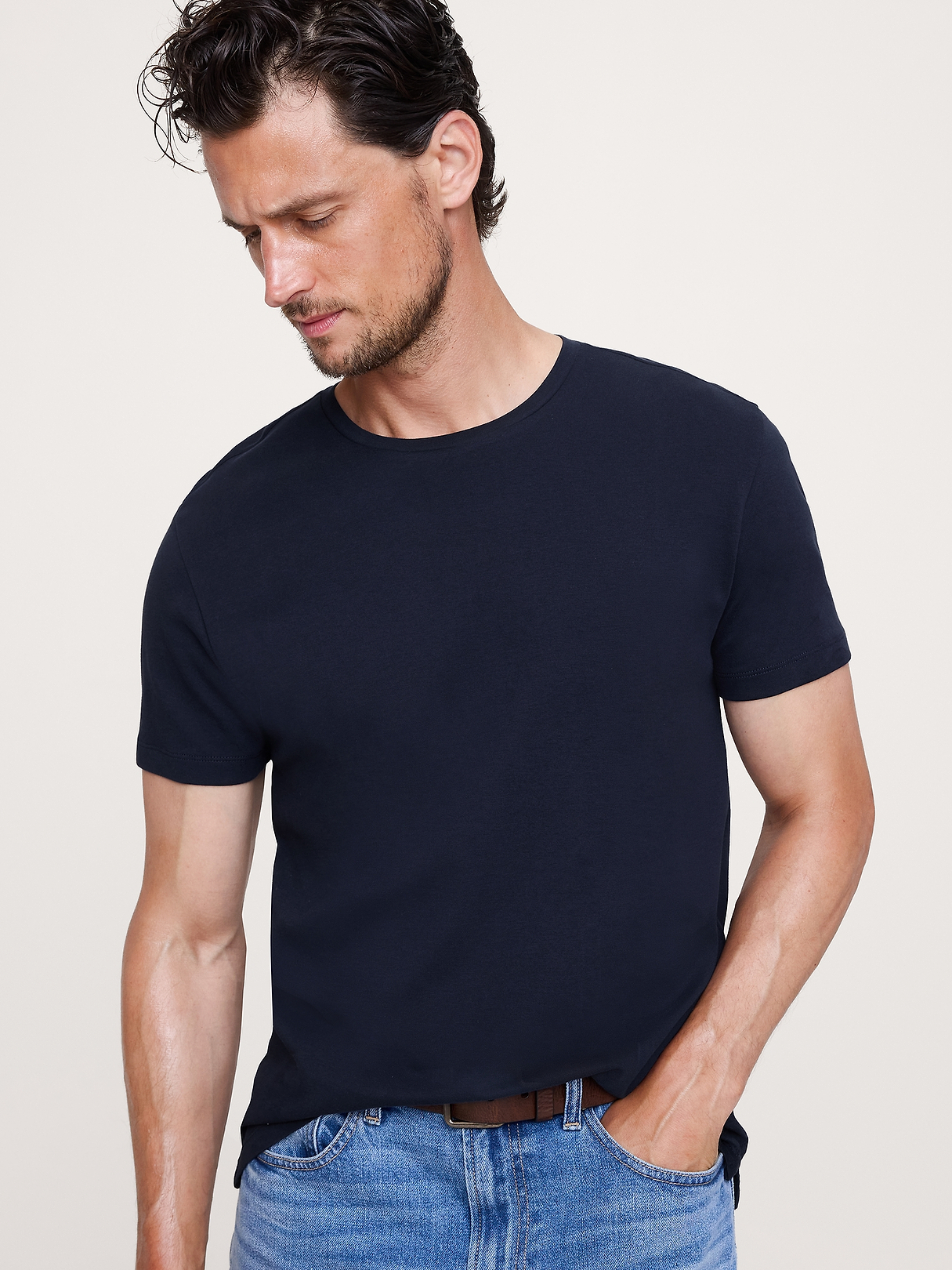 Luxury-Touch T-Shirt | Banana Republic
