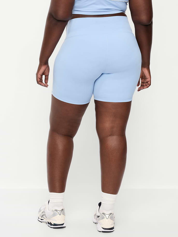 Image number 8 showing, High-Waisted StudioSmooth Biker Shorts -- 6-inch inseam