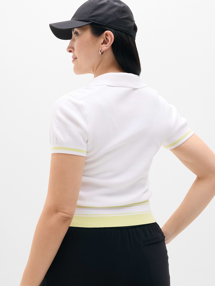 Image number 6 showing, Seamless Polo Tee Sweater