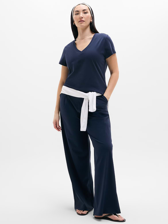 Favorite Cotton V-Neck Tee